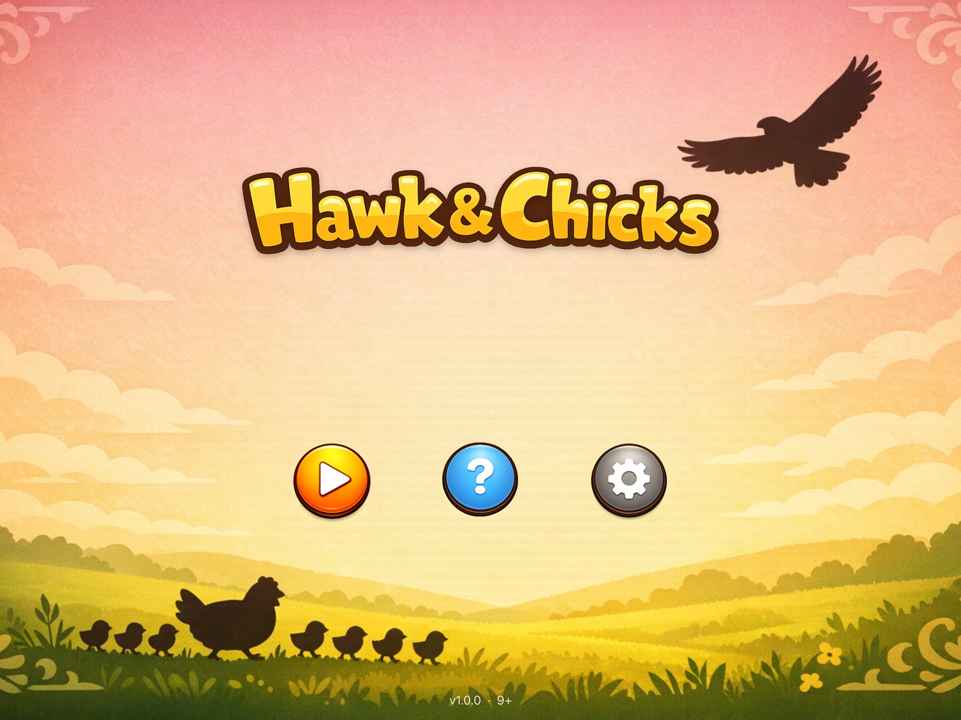 Main menu, iPad
